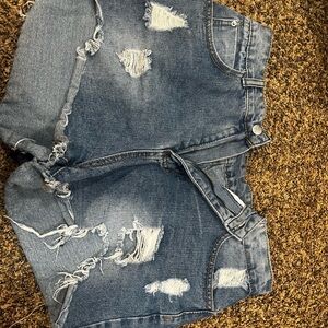 Levi's Classic Blue Denim Shorts